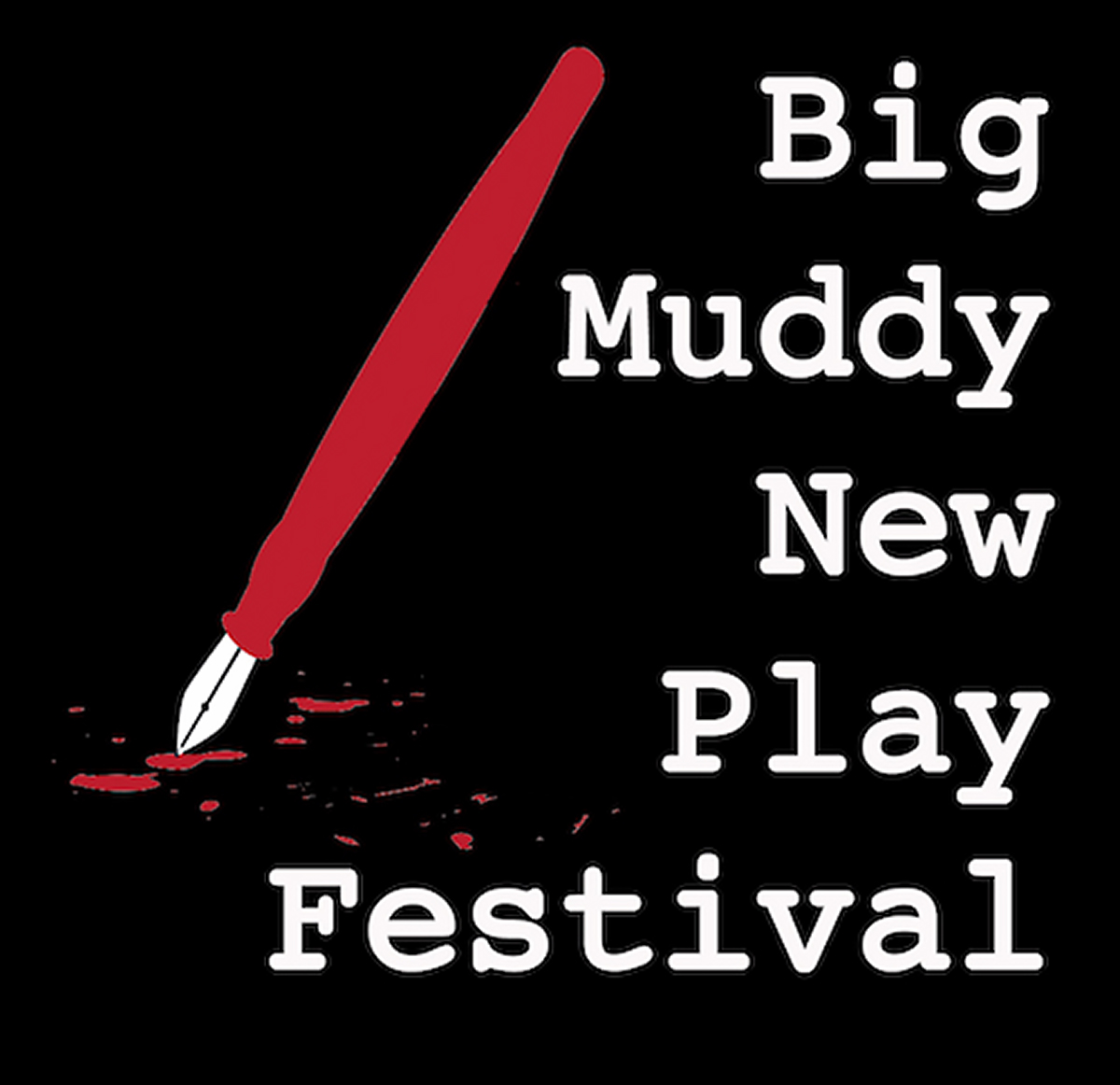 Image of Big Muddy Play Festival poster.